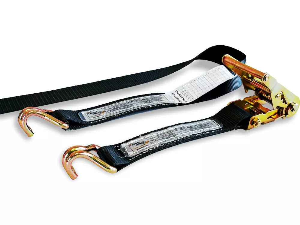 1-1/2" Industrial Ratchet Strap with Wire Hook