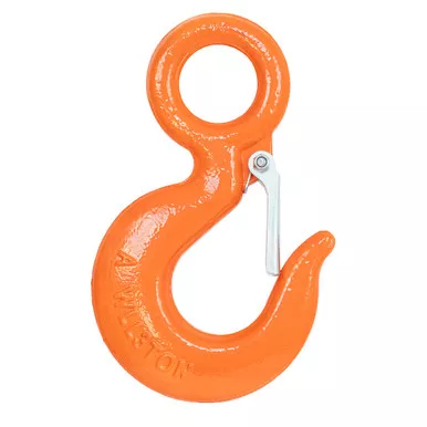 1-1/2 Ton Alloy Eye Hoist Hook w/ Latch