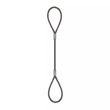1-1/4" x 10 ft BLP-100 Eye & Eye Wire Rope Sling - 30000 lbs WLL