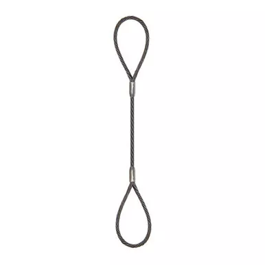 1-1/4" x 20 ft BLP-100 Eye & Eye Wire Rope Sling - 30000 lbs WLL