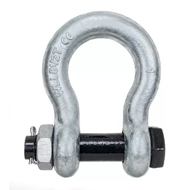 1-1/8" Bolt Type Anchor Shackle - 9-1/2 Ton WLL