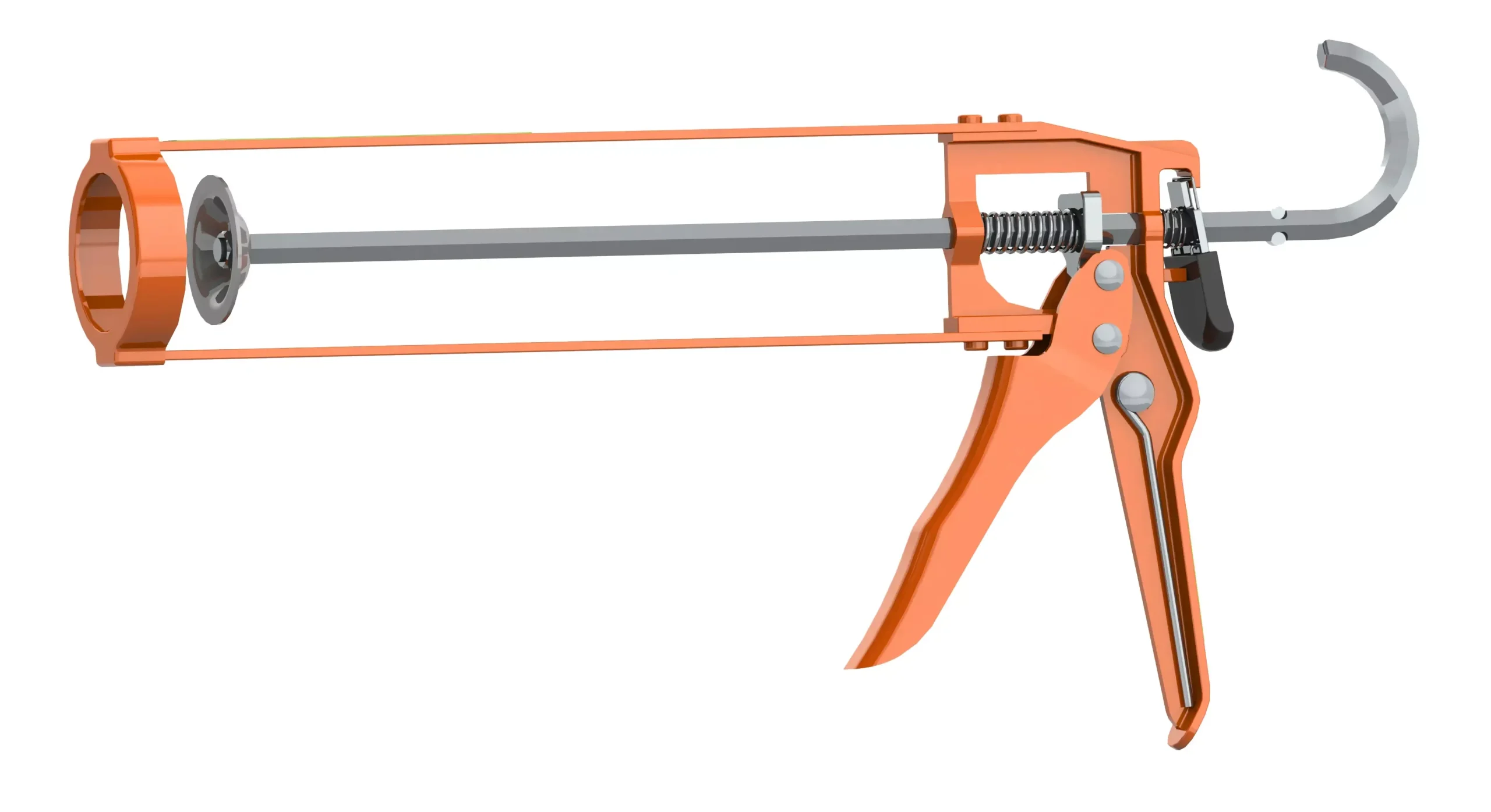 1/10th Gallon Manual Skeleton Cartridge Gun w/ 7:1 Drive