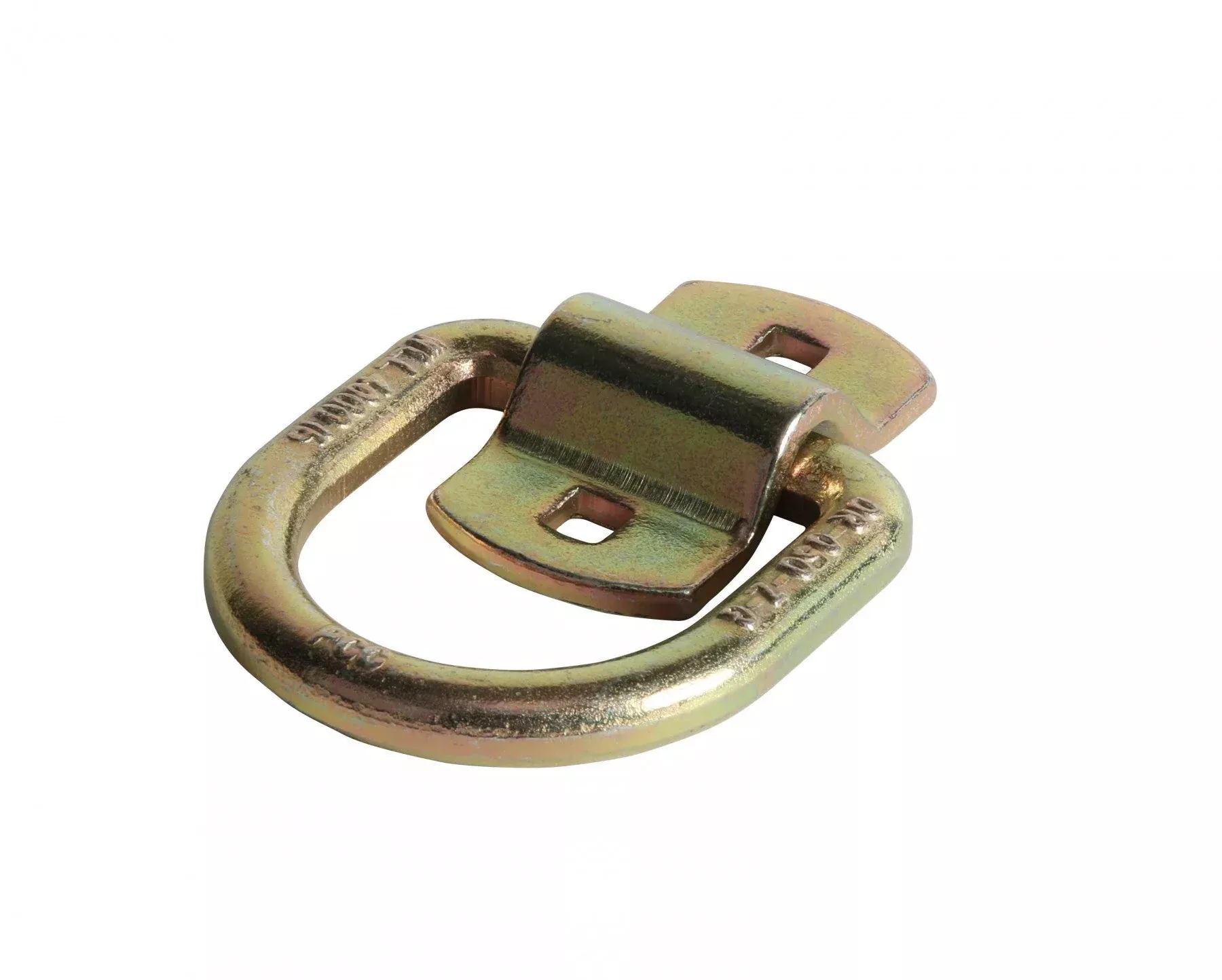 1/2" Forged Heavy-Duty Bolt-On D-Ring, Gold - 4,000 lbs.