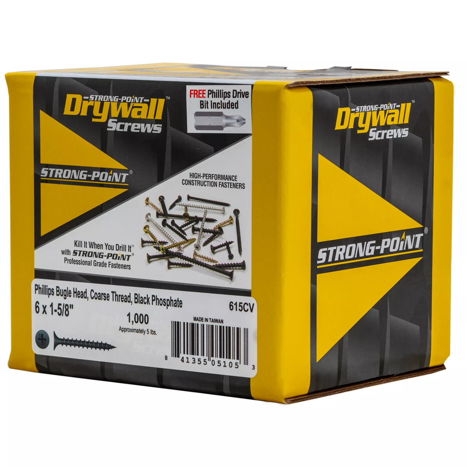 1-5/8" Screw with coarse thread - 5Ib Box
