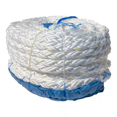1-5/8" x 720 ft Maxiflex Gold Mooring Line w/ 6 ft Canvas Covered Eyes