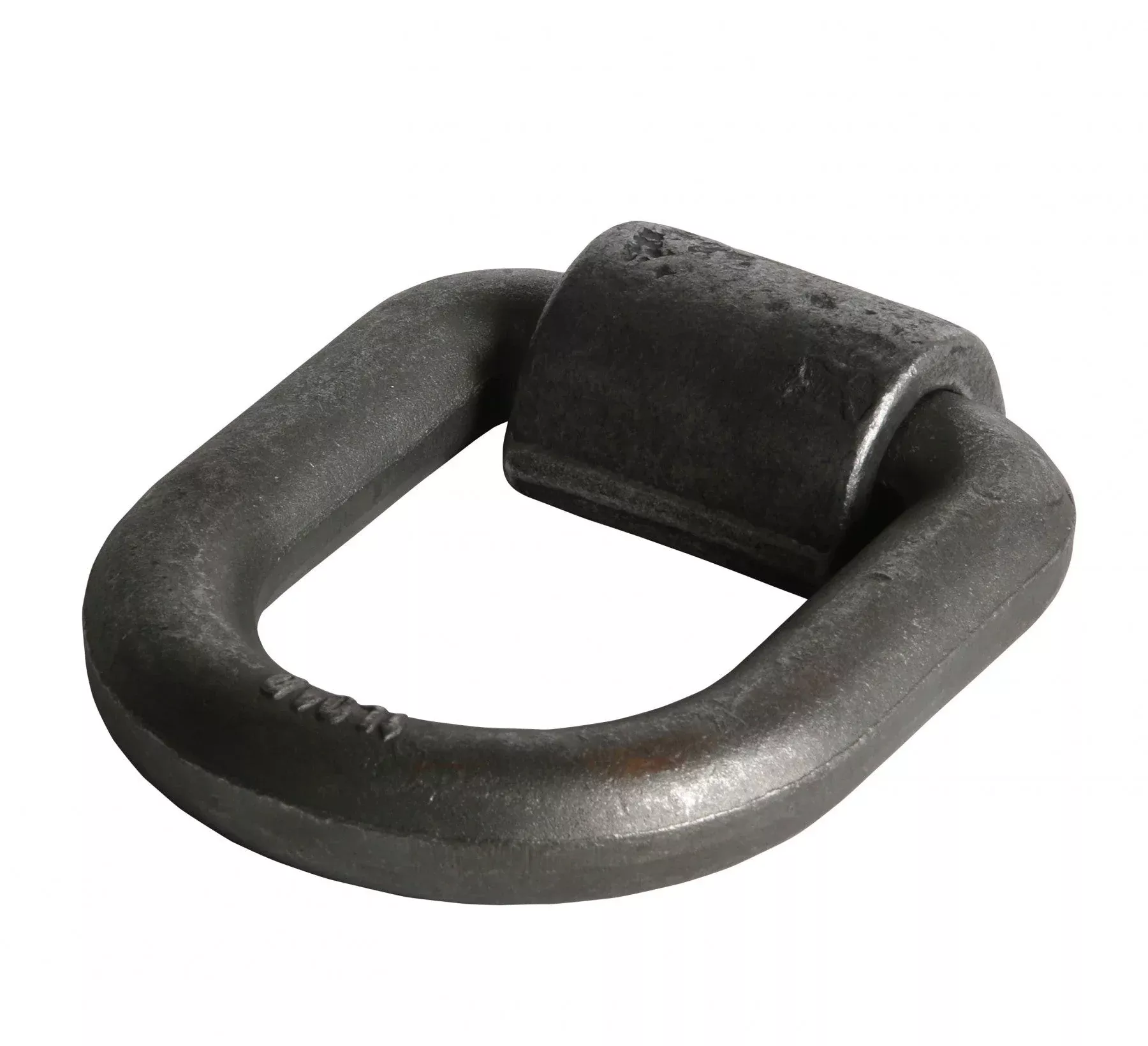1" Forged Weld-On D-Ring, Extra-Long (6" X 5") - 15,600 lbs.