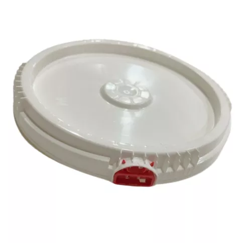 1 Gal White HDPE 'LITE LATCH' Screw top lid