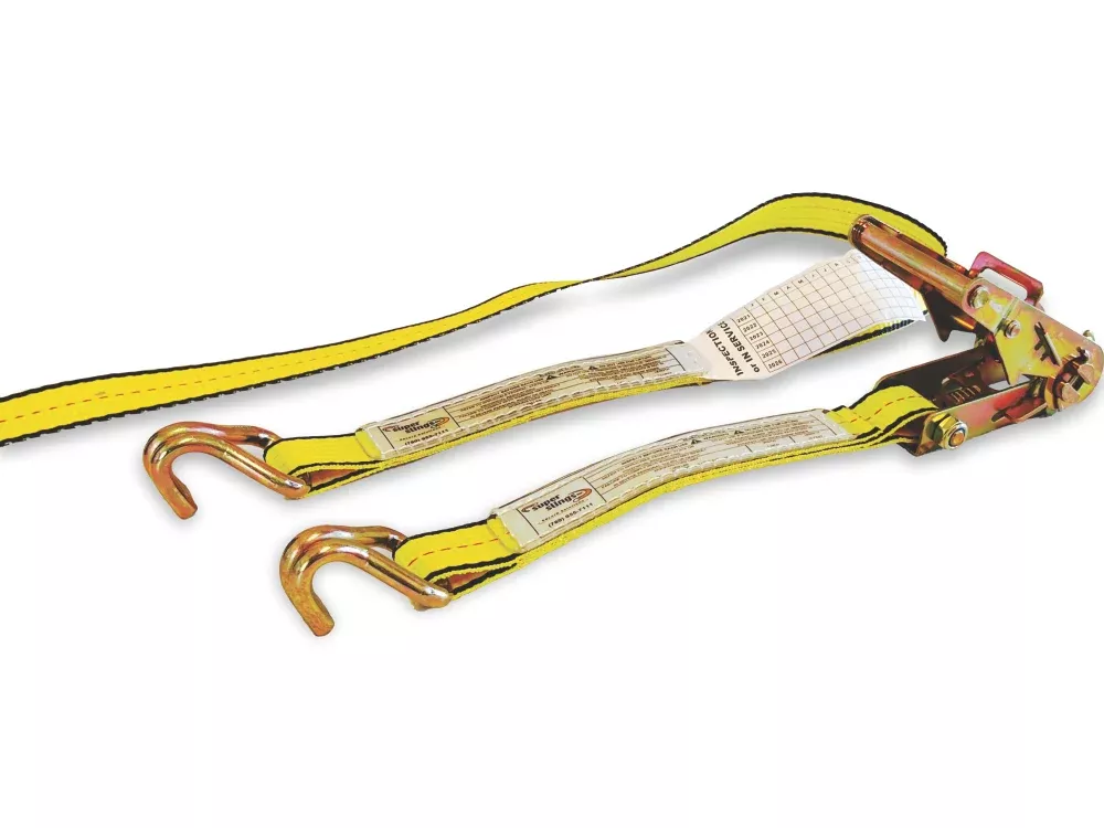 1" Industrial Ratchet Strap with Wire Hook