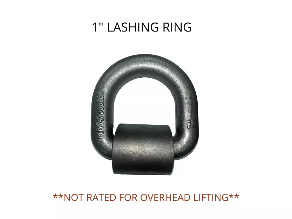 1" LASHING RING** NOT RATED FOR OVERHEAD LIFTING **