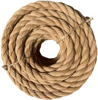 1" Tan PolyPro 3-Strand Rope | 12825 lbs Breaking Strength