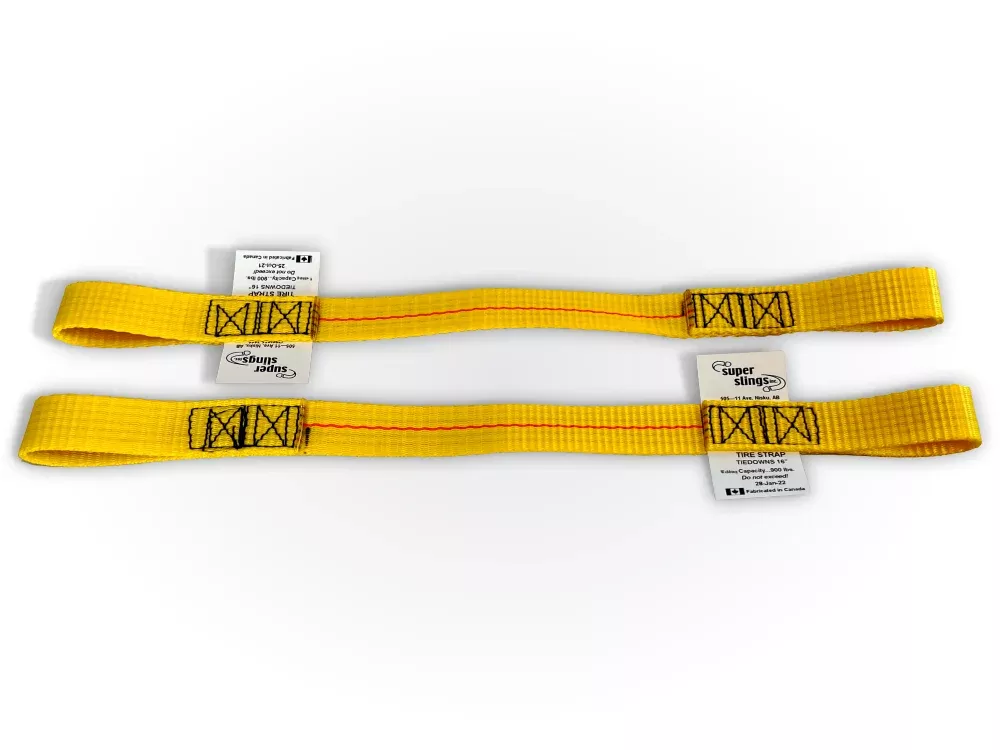 1" Tire Securement Strap (Pair) - 1" X 16"