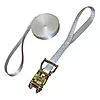 1" x 15' Tent Ratchet Strap with 8" Loops