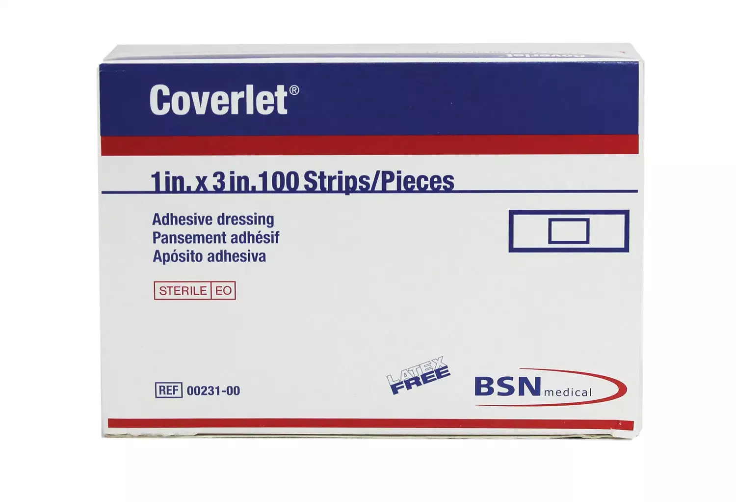 1 x 3 Strip Bandages - 100/box