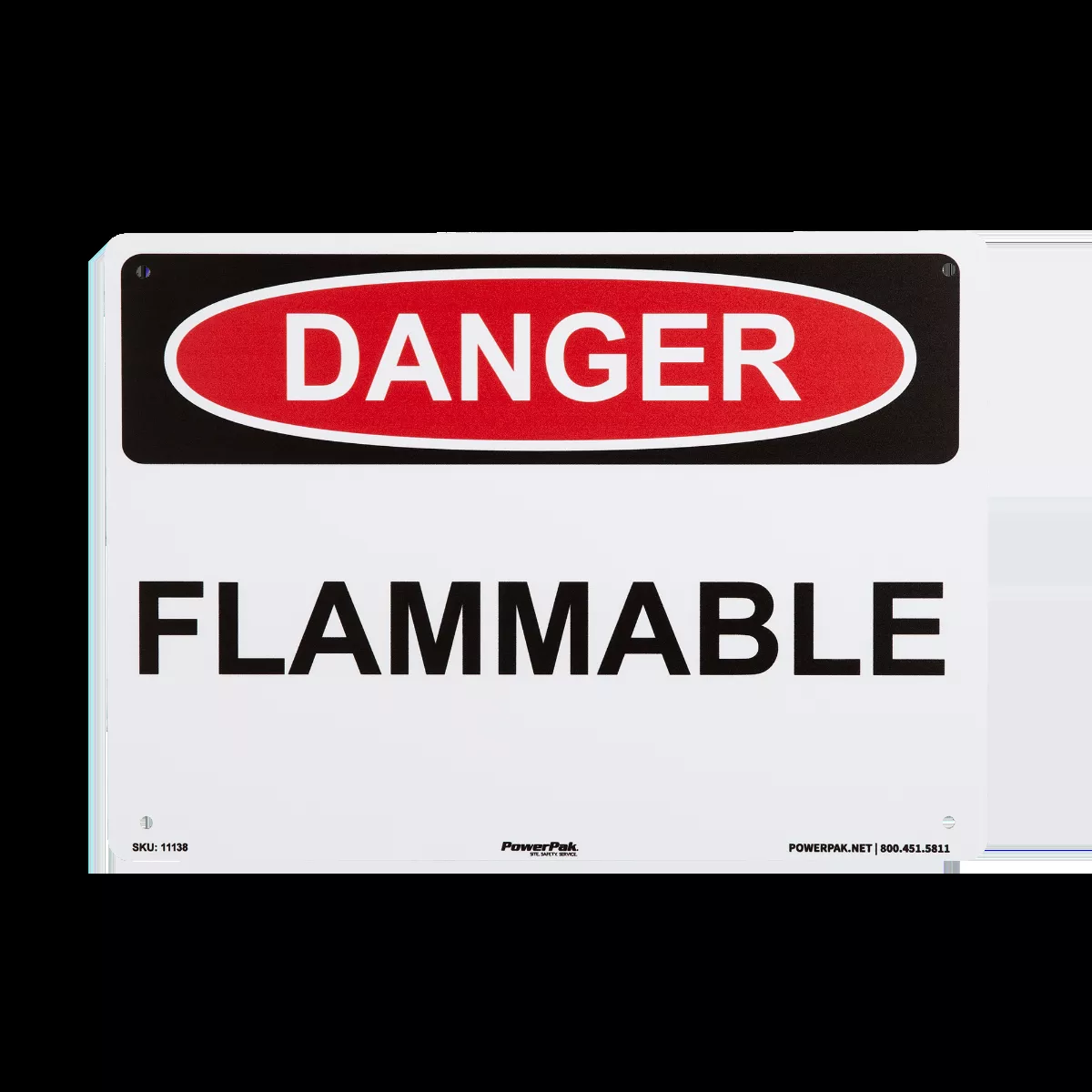 10 x 14 Danger Sign - Flammable