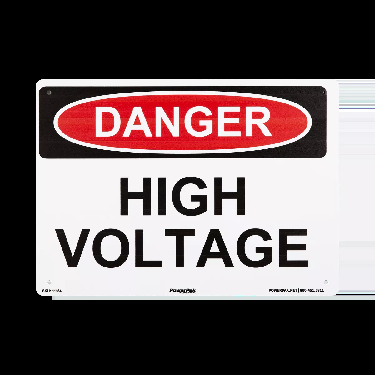 10 x 14 Danger Sign - High Voltage