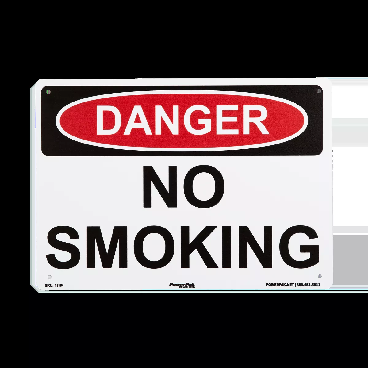 10 x 14 Danger Sign - No Smoking