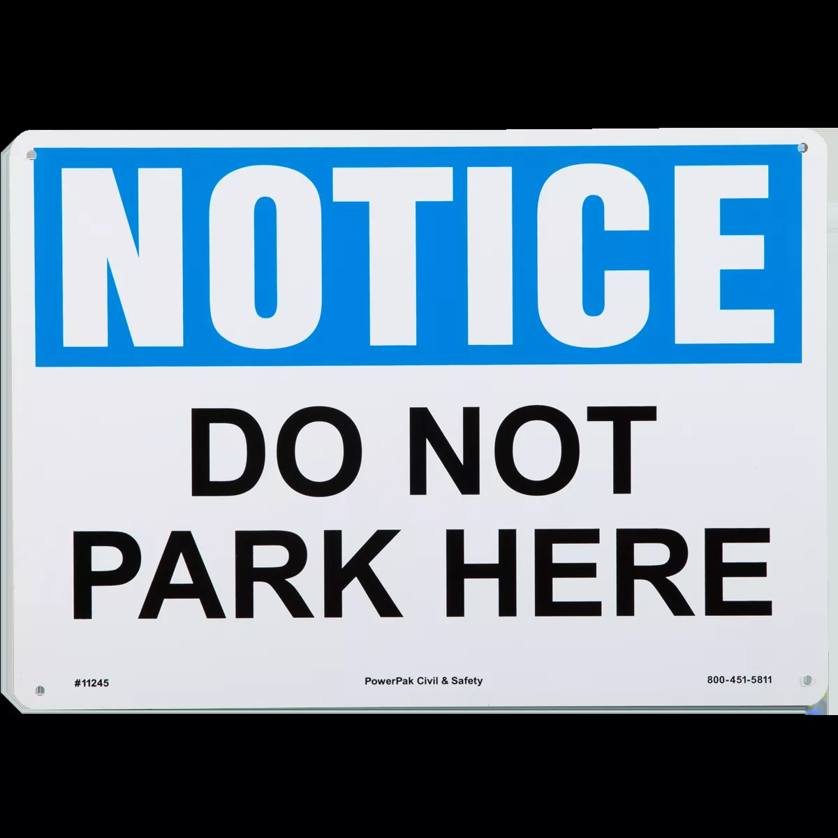 10 x 14 NOTICE - DO NOT PARK HERE