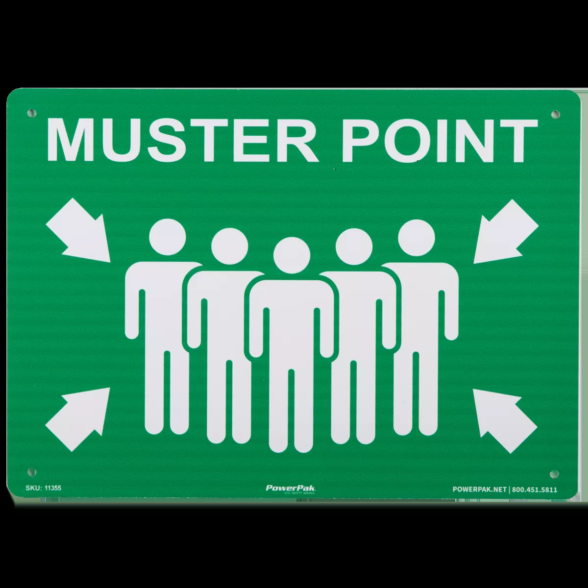 10 x 14 sign - Muster Point