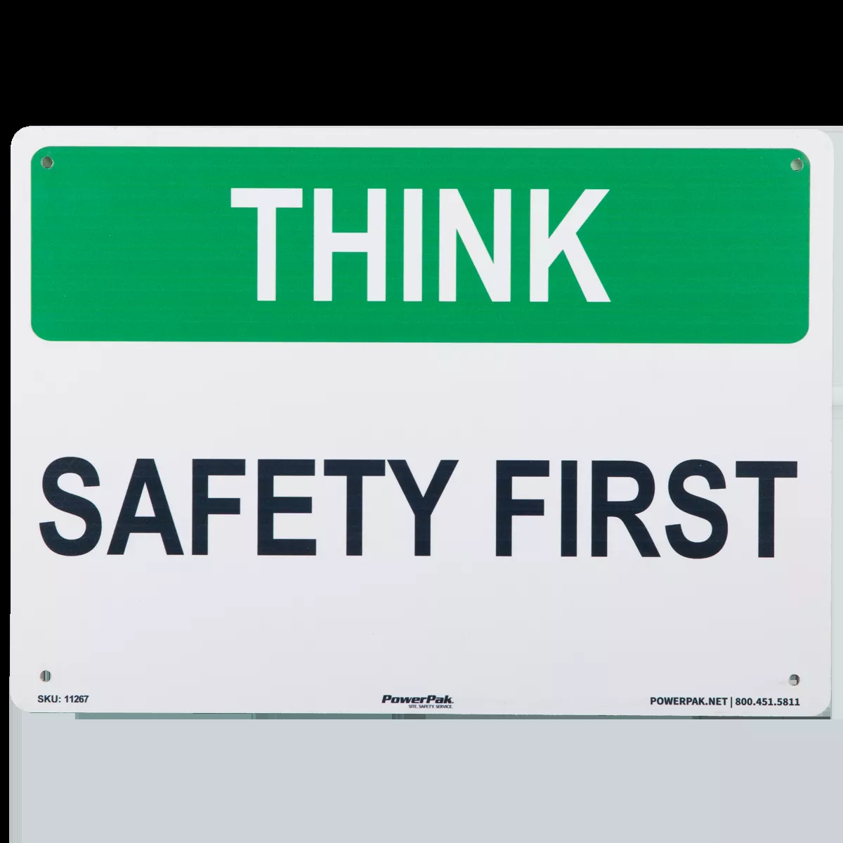 10 x 14 THINK - SAFETY FIRST