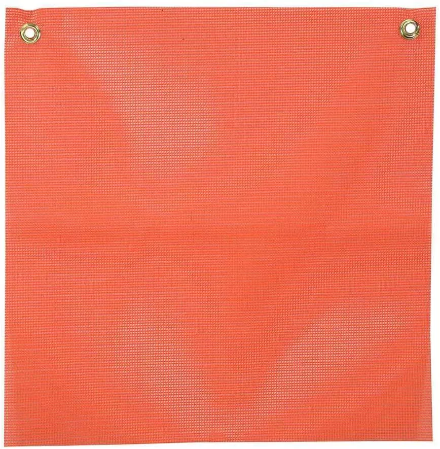 16" X 18" ORANGE MESH SAFETY FLAG