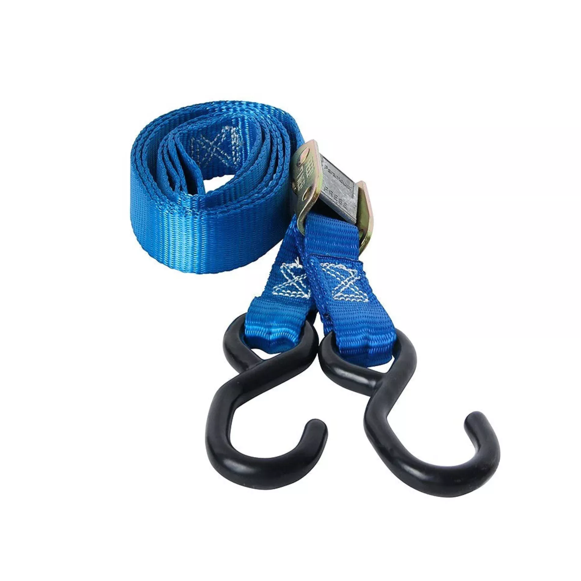1inch x 9 ft Motorcycle Cam Buckle Tie Down Strap With S-hooks