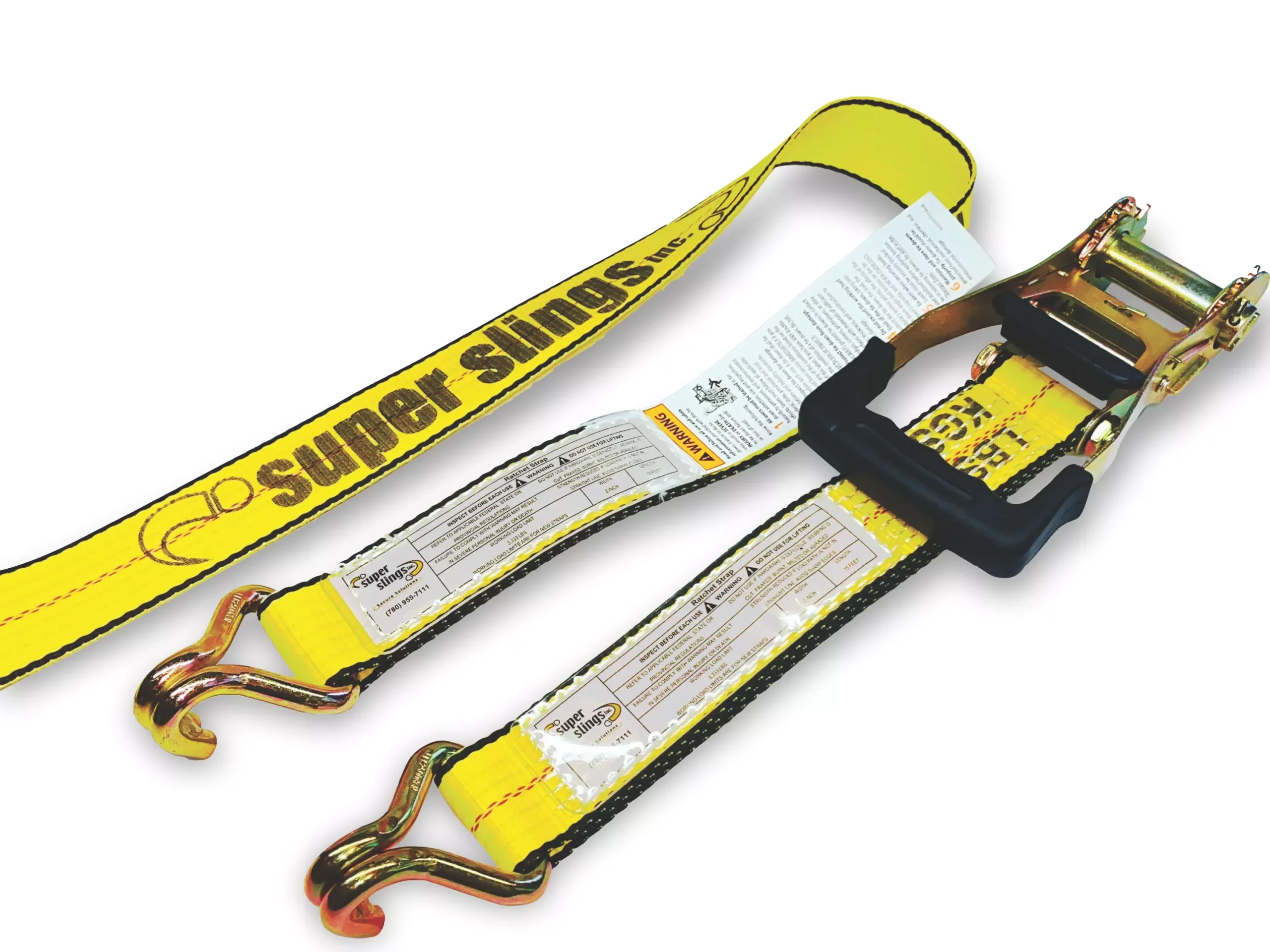 2" Industrial Ratchet Strap with Wire Hook