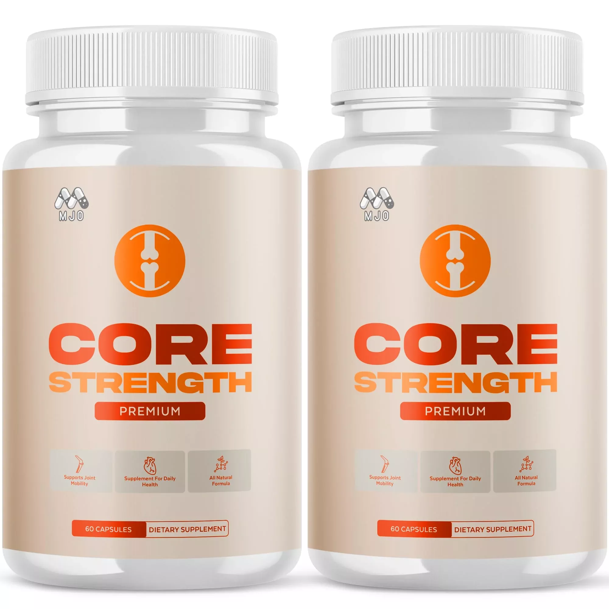 (2 Pack) Core Strength Supplement for Joint Support, Official Core Strength Joint Pills with All Natural Ingredients, Advanced Health & Wellness Support with Max Strength Multivitamins (120 Capsules)