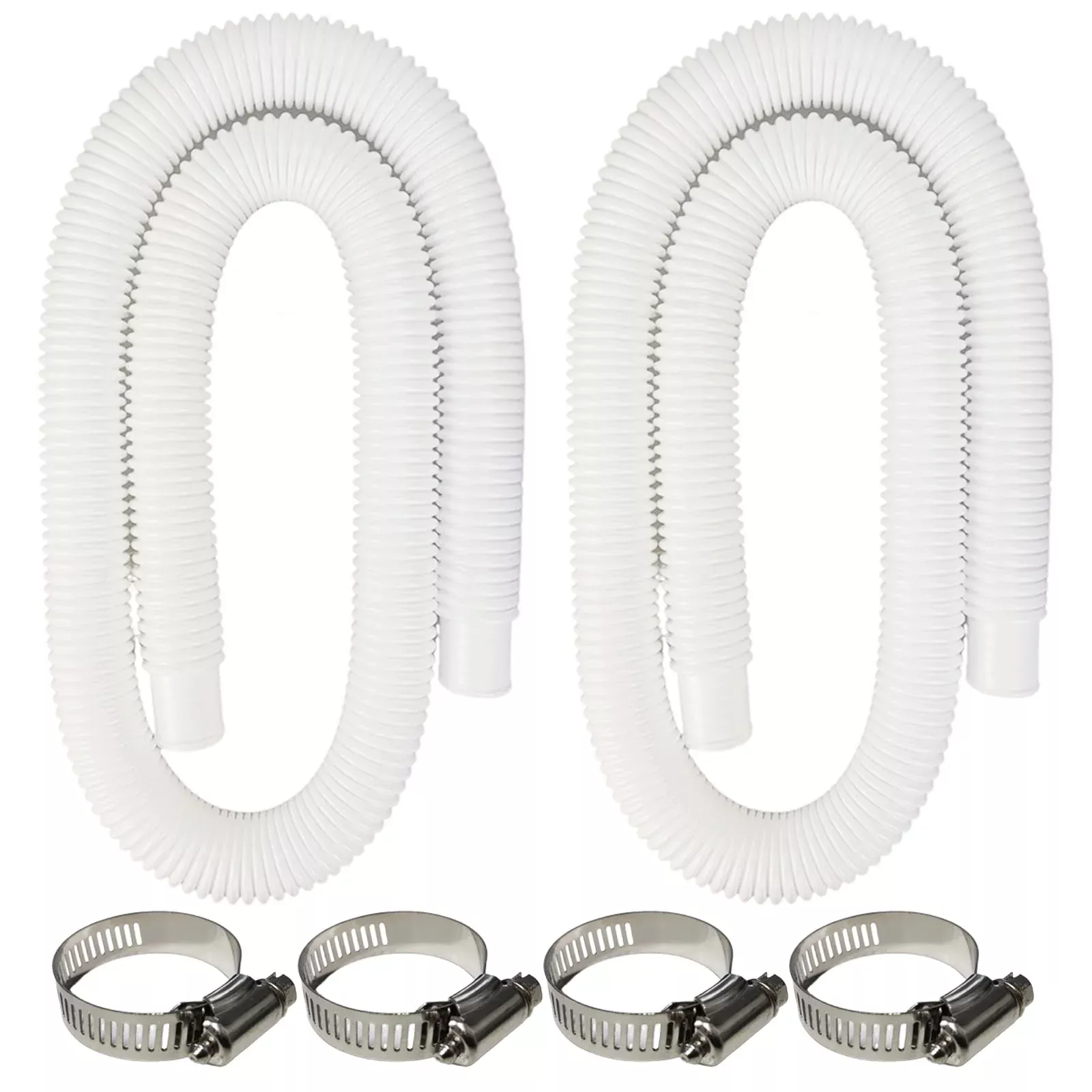 2 Pack Pool Pump Replacement Hose,1.25
