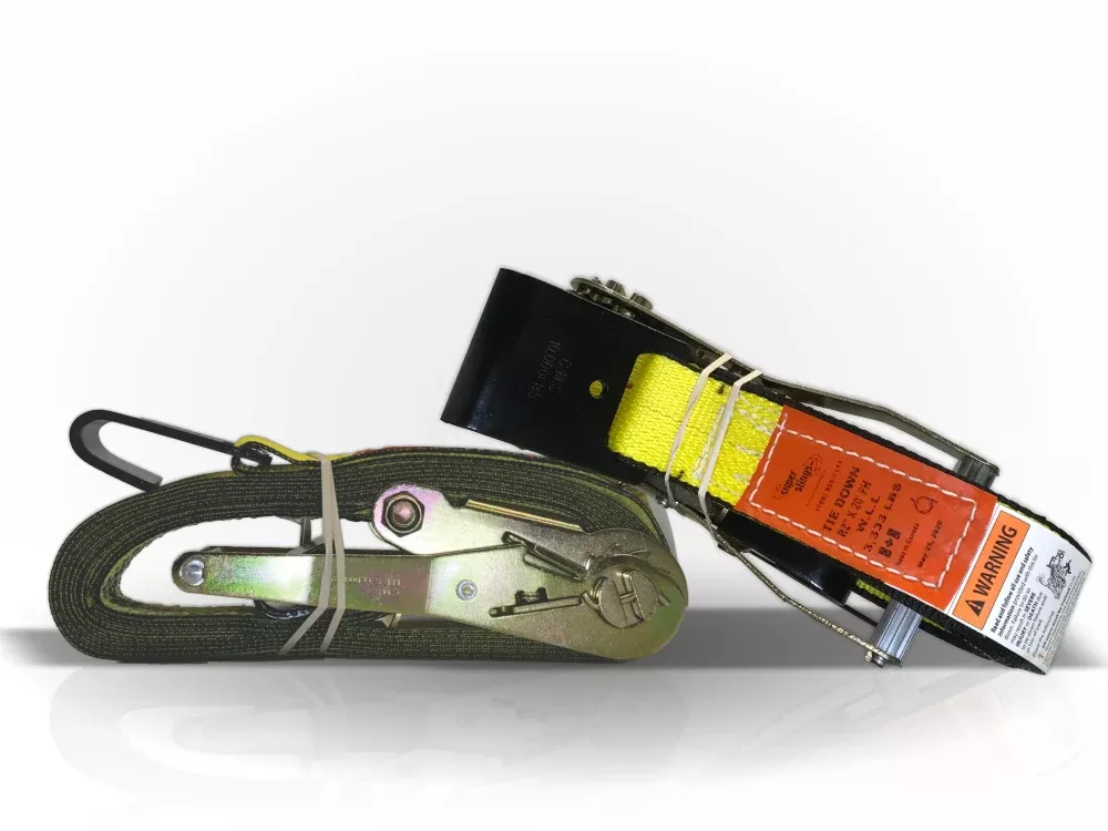 2" Ratchet Strap W/ Flat Hook