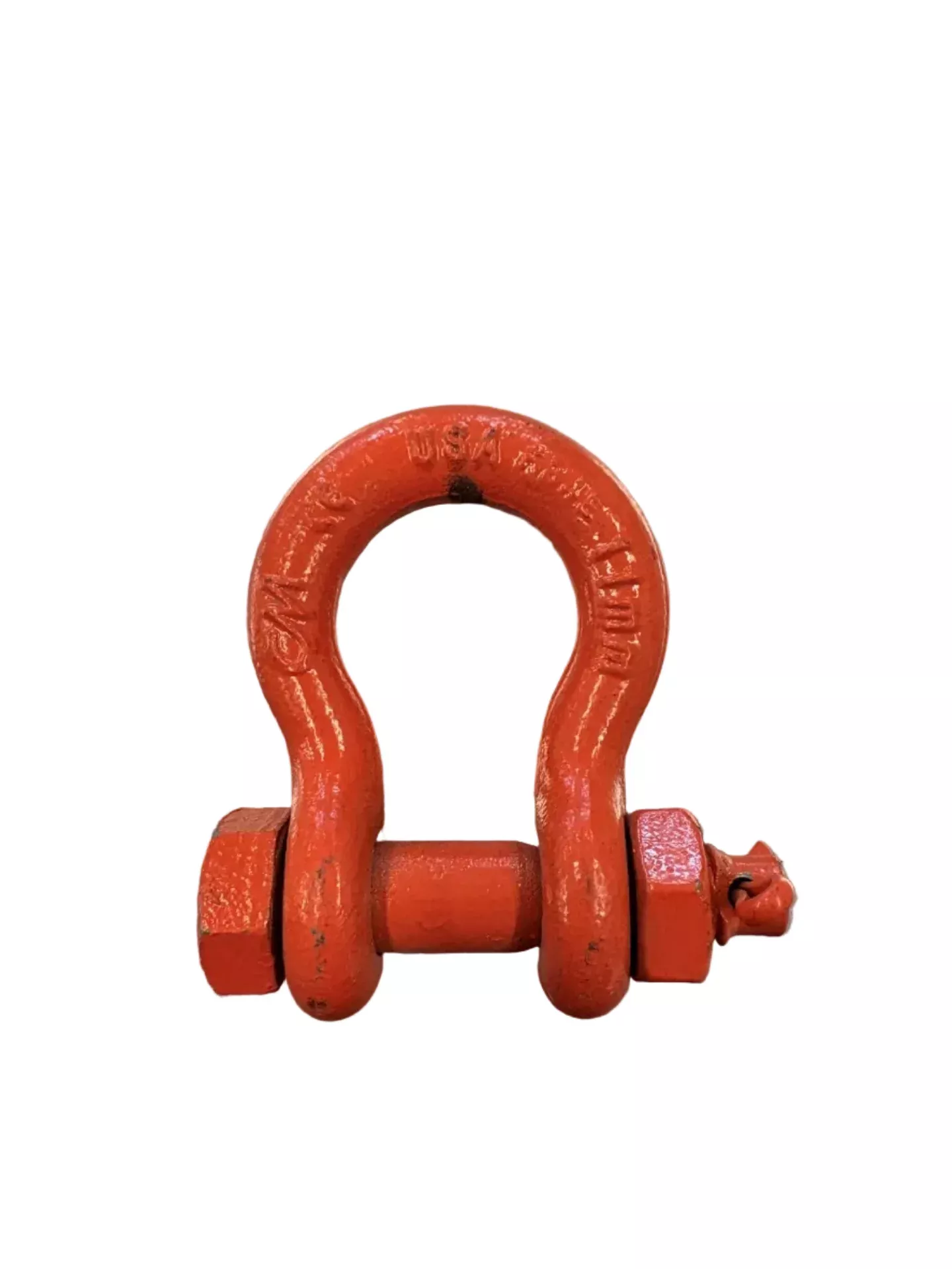 7/16" CM ORANGE BOLT STYLE SHACKLE 2 TON