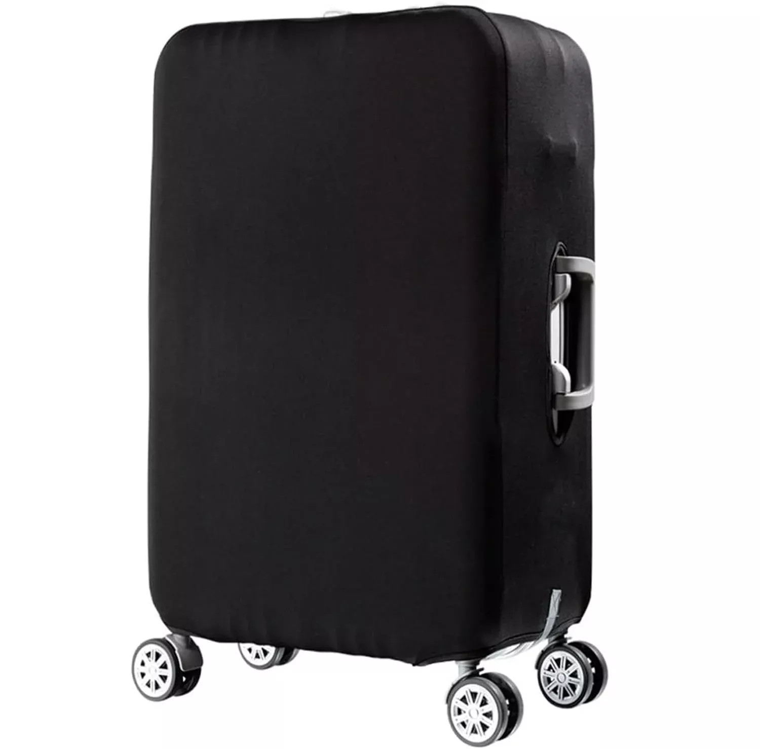 7-Mi Suitcase Cover Spandex Travel Luggage Covers Organizers Trolley Protector Fits 31 to 32 Inch Baggage Case Sleeve Black