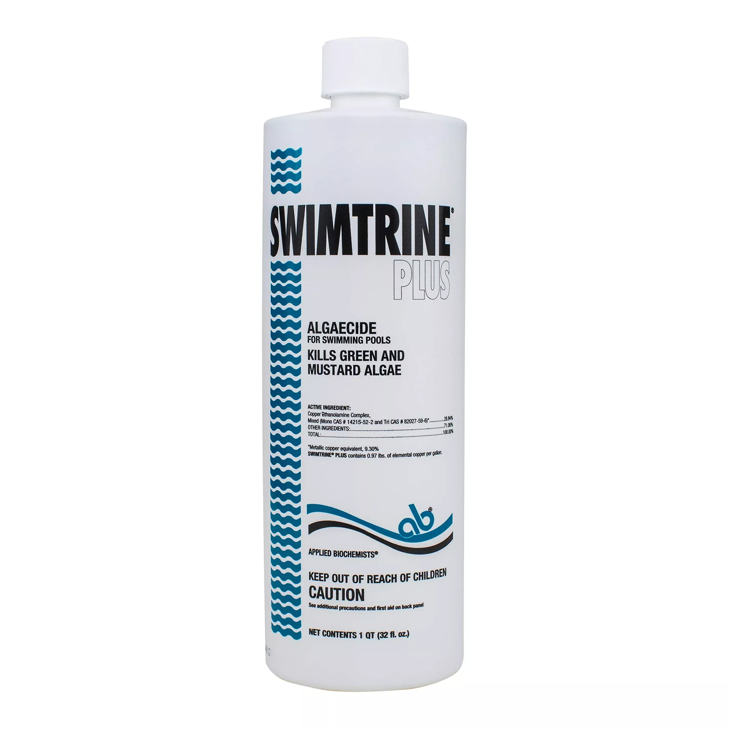 Applied Biochemists 406103A Swimtrine Plus Swimming Pool Algae & Deposit Control, 32 fl oz