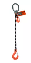 Chain Sling - 1/2" x 6' Single Leg with Sling Hook and Adjuster - Grade 100