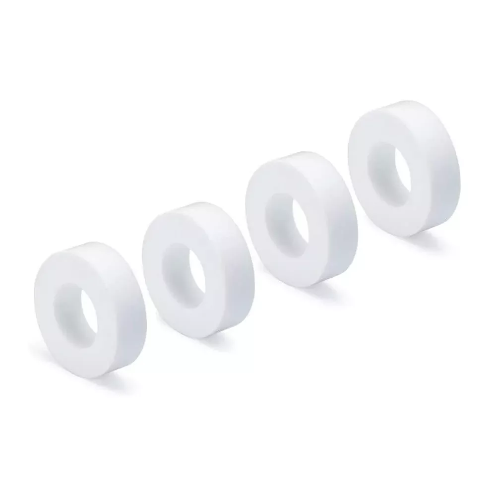 Dolphin Genuine Replacement Part — Notched White Climbing Rings for Ultimate Wall Adhesion (4PK) — 6101611-R4