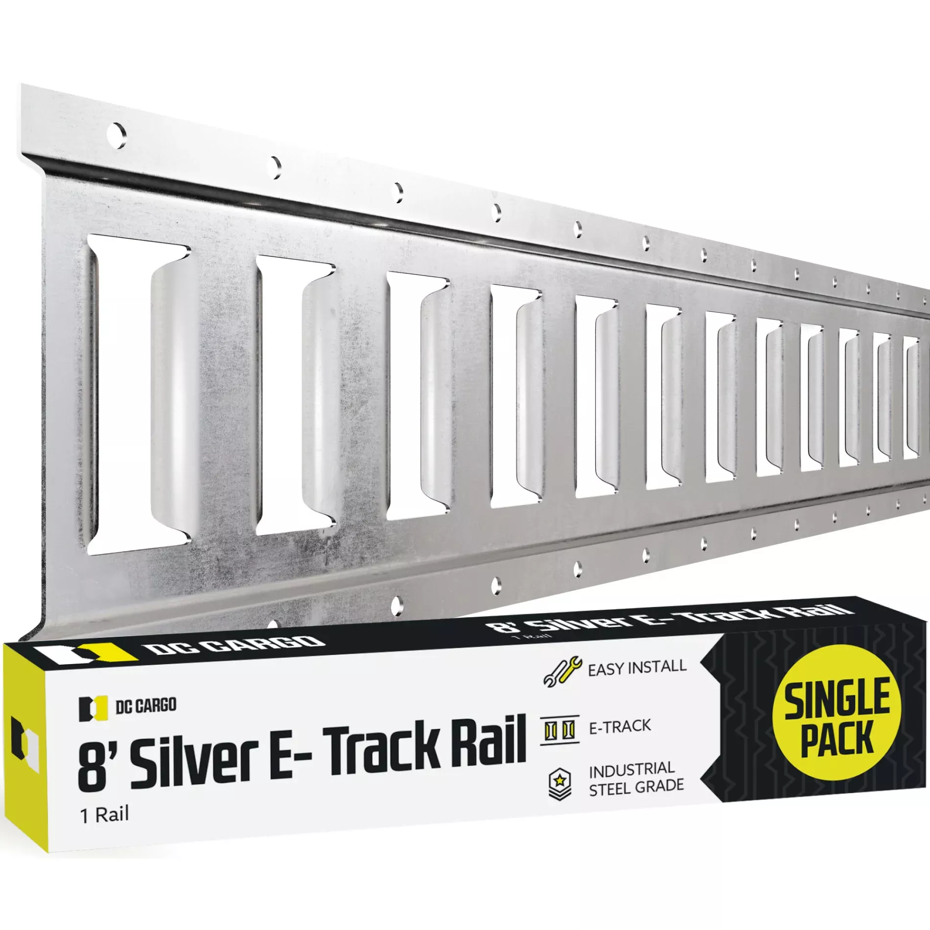 Galvanized Horizontal E track Tie-down Rail