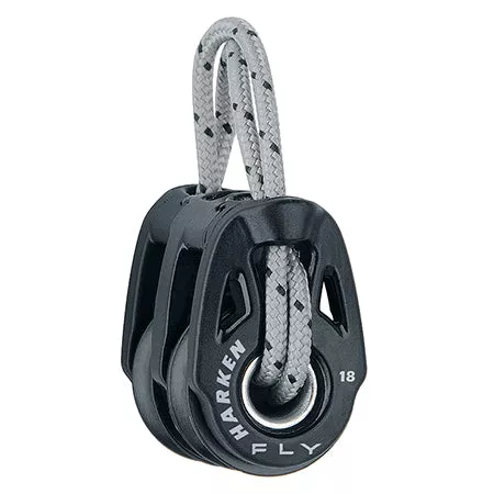 Harken 18 mm Fly Soft-Attach Double Block - #2158