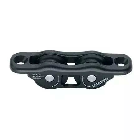 Harken 30mm Protexit Double Thru Deck Block - #1201
