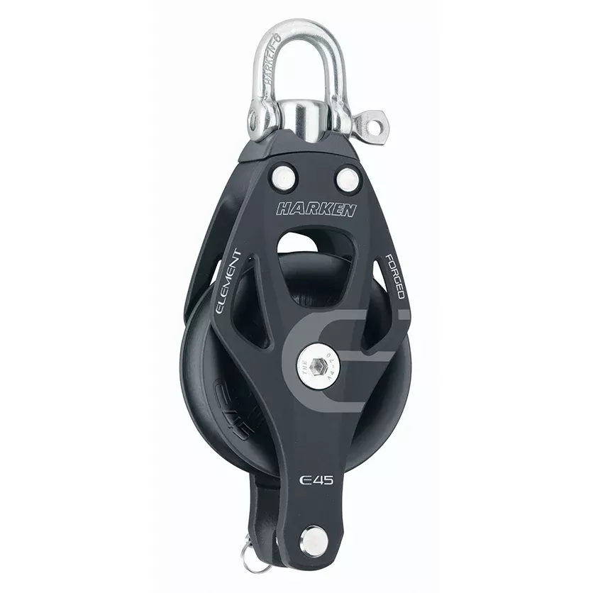 Harken 45 mm Aluminum Element Block — Swivel, Becket - #6231