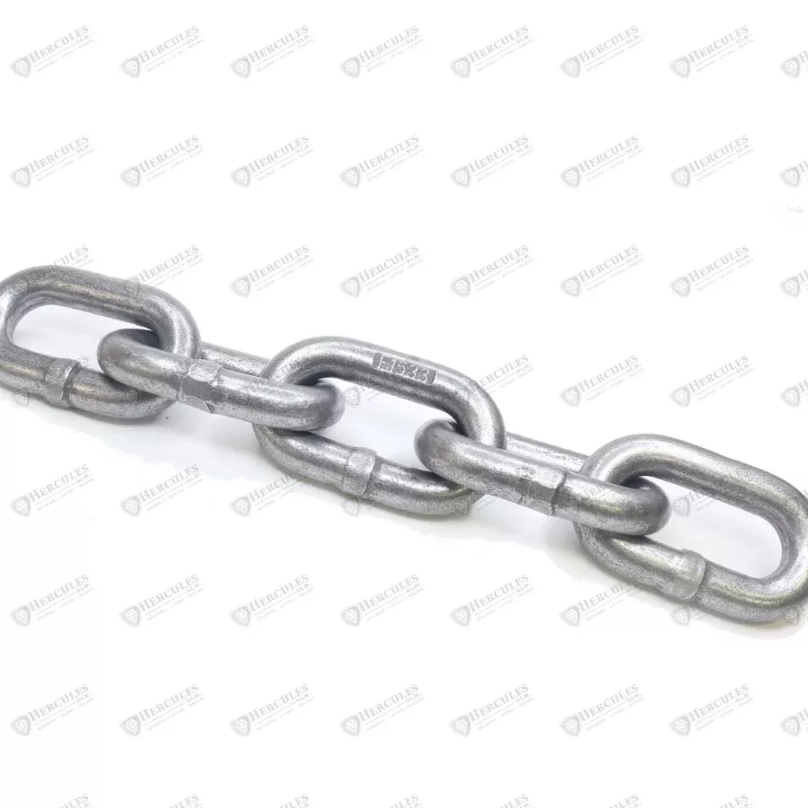 HERC Grade 80 Mid Link Chain - 5/8 in, Yellow Painted
