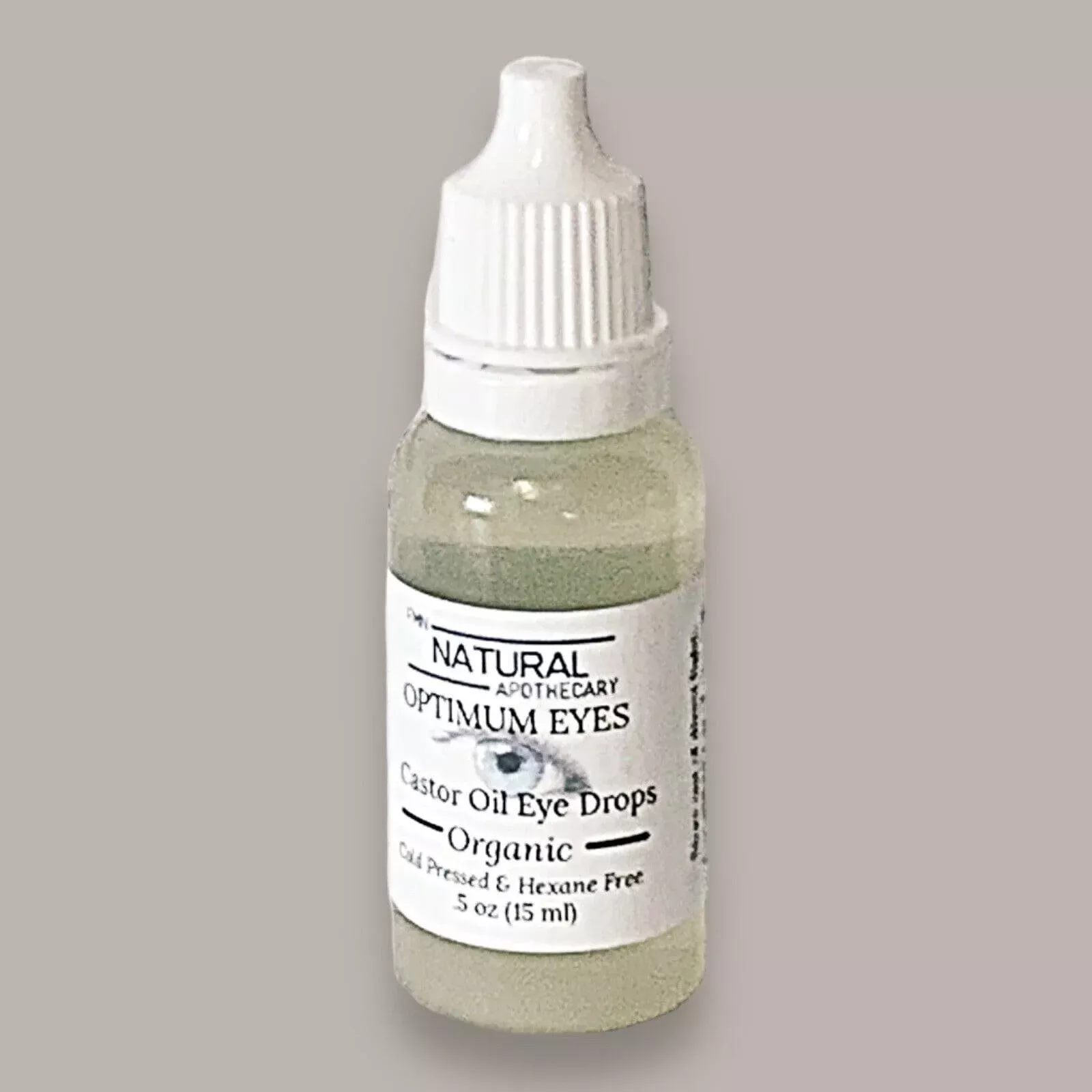 Organic Castor Oil Eye Drops FMN Natural Apothecary 100% Pure Cold Pressed Hexane Free Soothes Dry Irritated Eyes Provides Deep Hydration and Moisture Gentle and Safe for Daily Eye Care