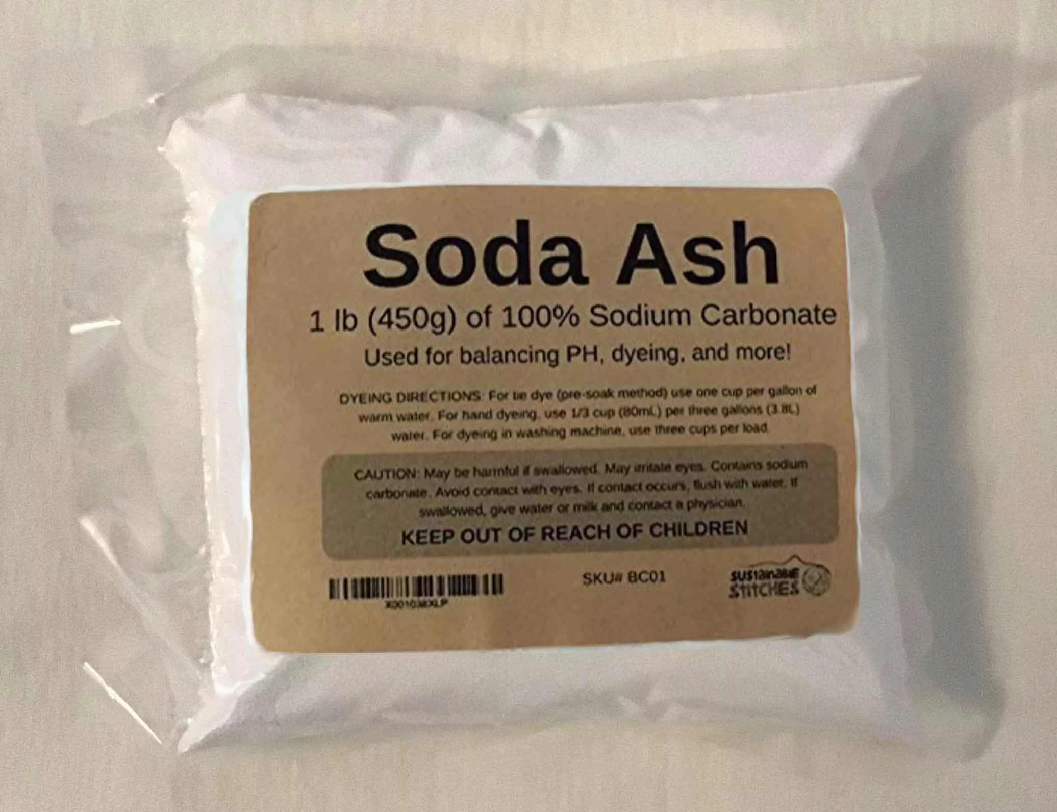 Organic Cotton Plus Soda Ash - 5 Pounds