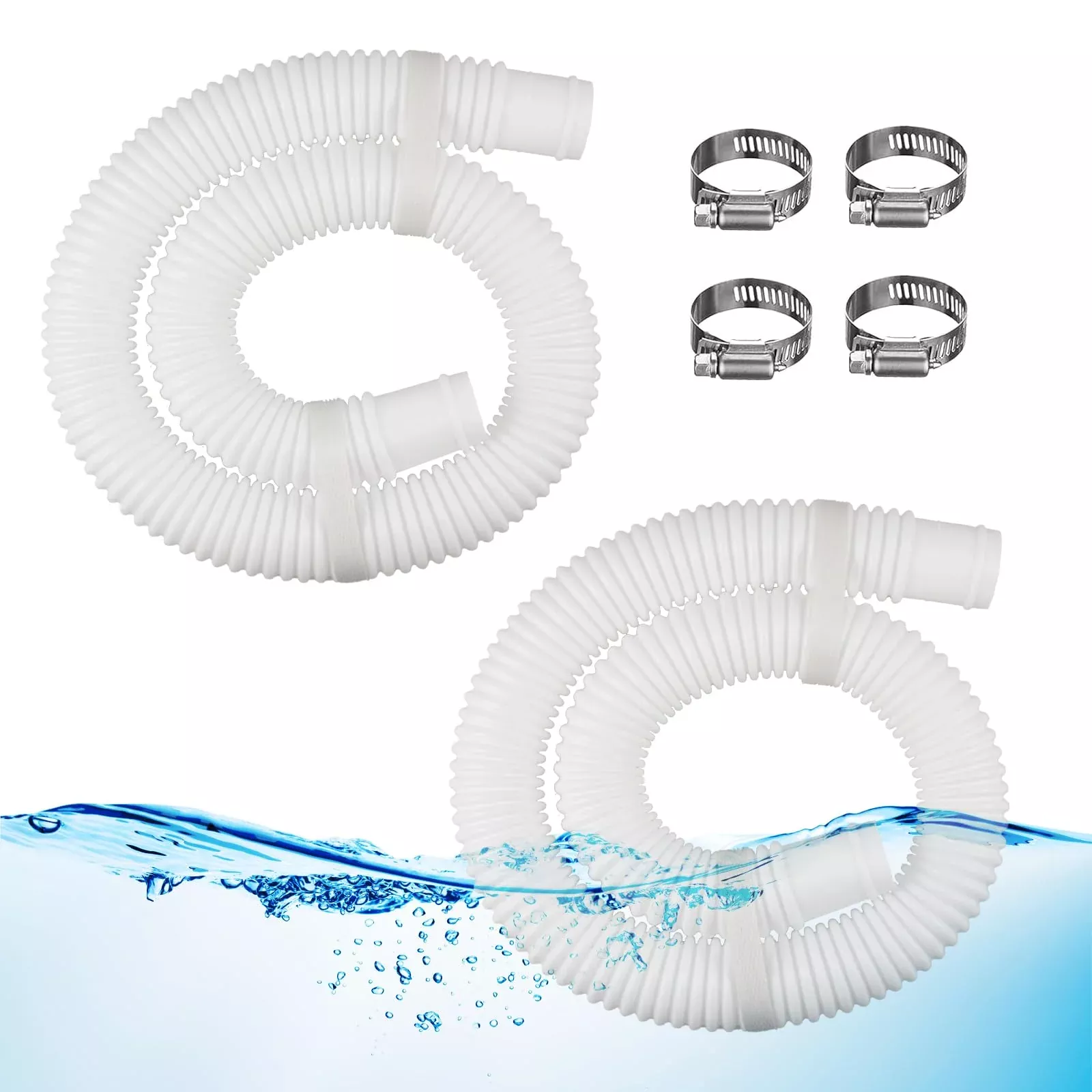 Pool Hose Replacement 1-1 /4-Inch for Above Ground Pools - 1.25