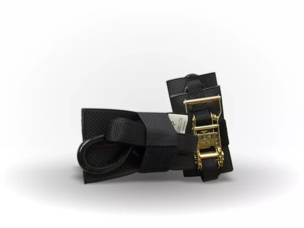 Premium Boat Strap-1" X 5Ft Ratchet Strap W/ Wearpad (Pair)