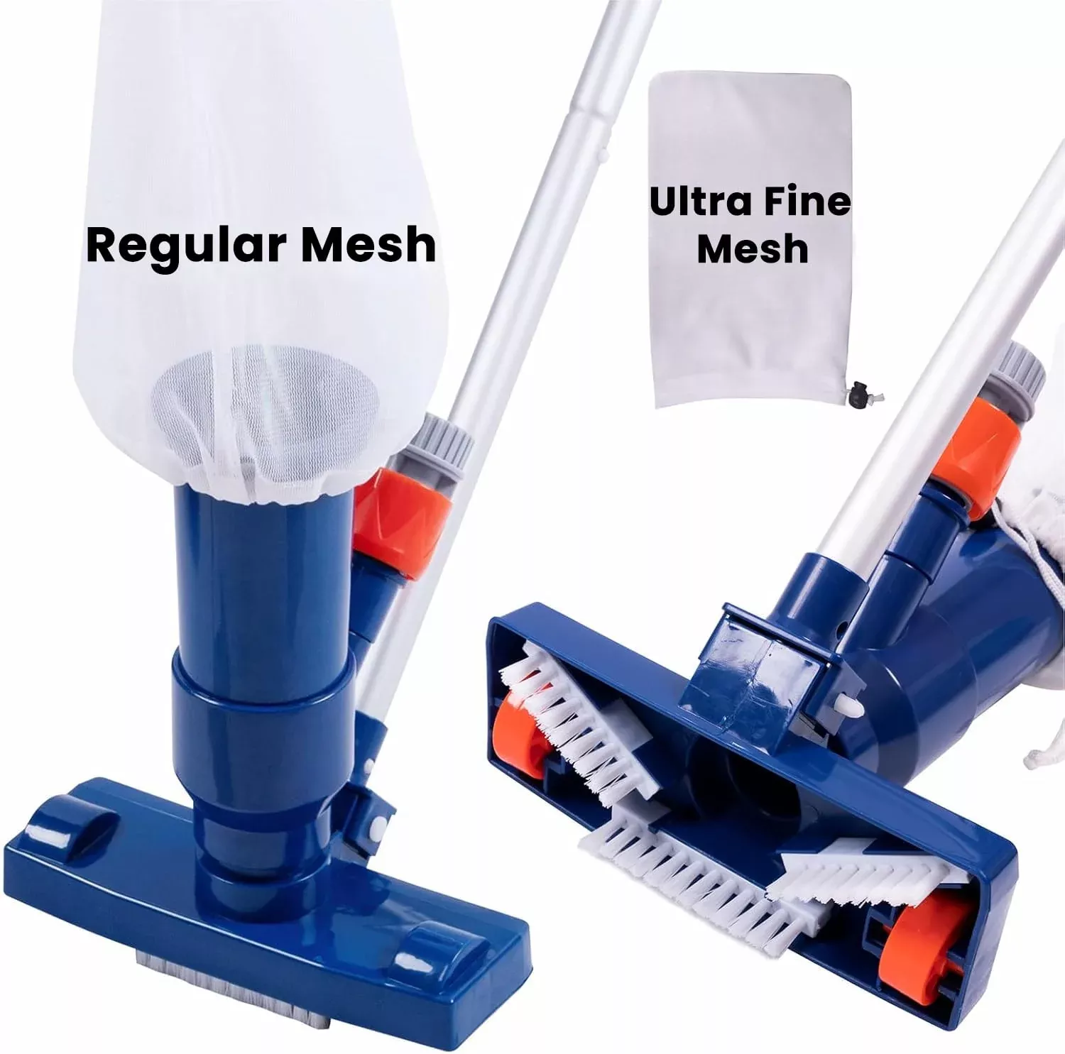 Upgraded Swimming Pool Spa Jet Vacuum Cleaner with Brush & 56