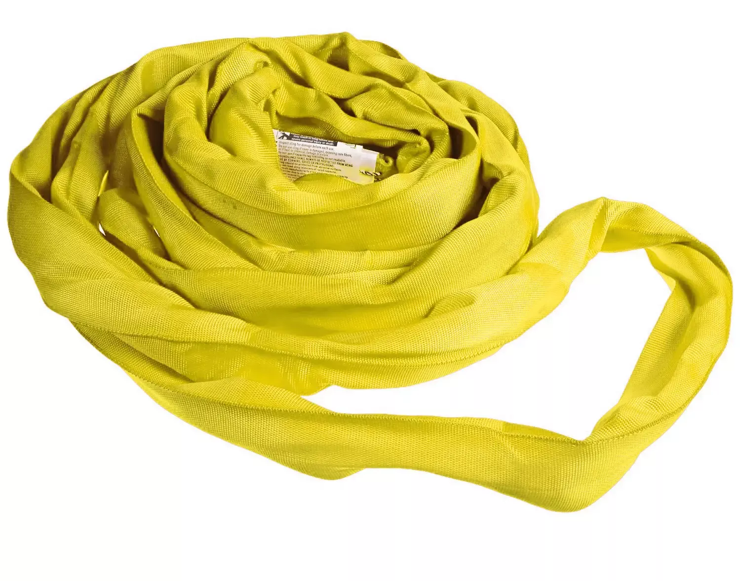 Yellow 1" x 4' Round Endless Sling