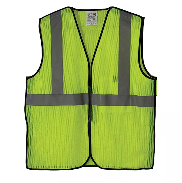 Yellow Class 2 Safety Vest - 5 Point Breakaway