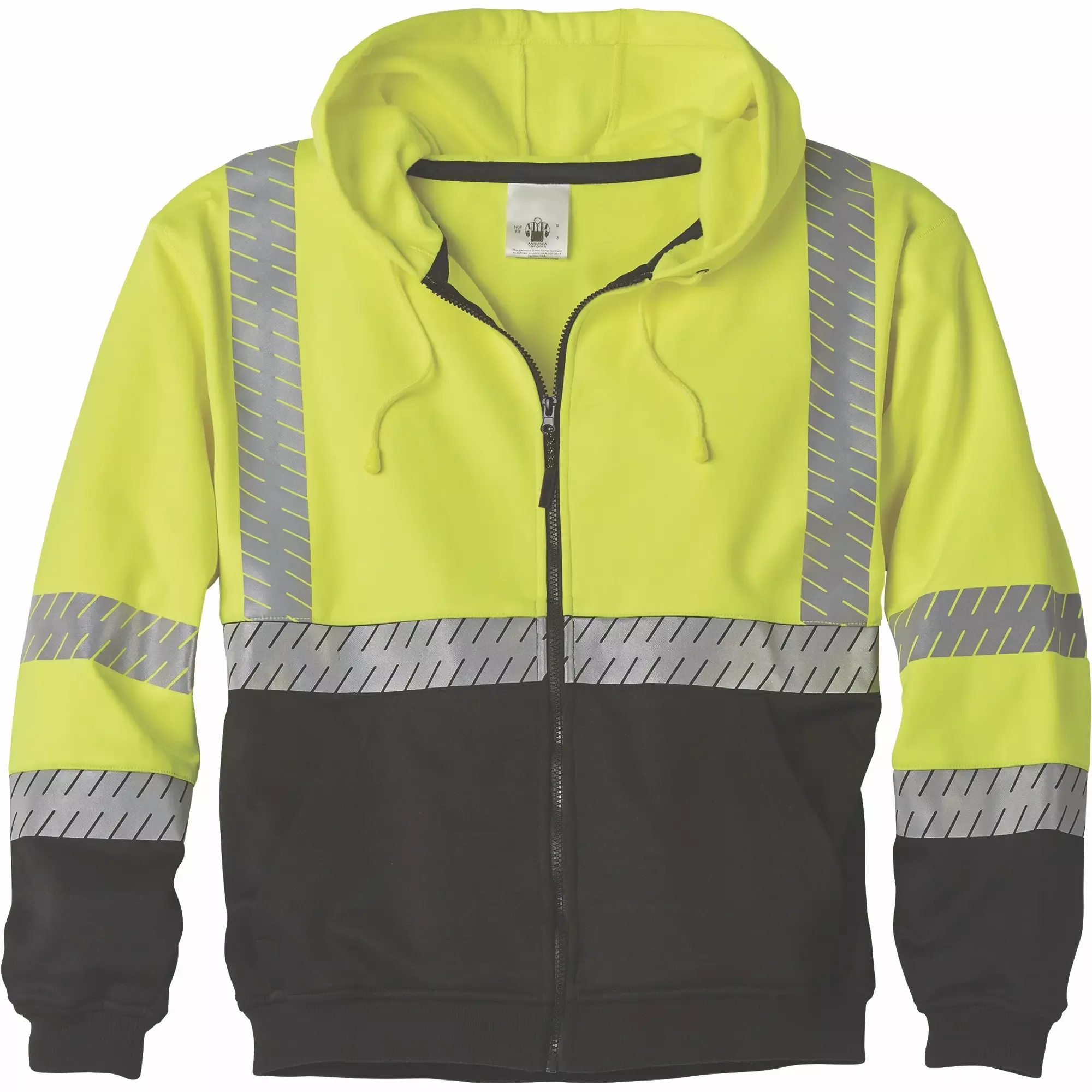 YELLOW Class 3 Hooded sweatshirt with black bottom - 3XL