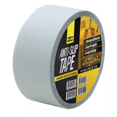 Yellowyellow ANTI-SLIP TAPE 2"/50MM X 5M (16FT) CLEAR INDOOR & OUTDOOR