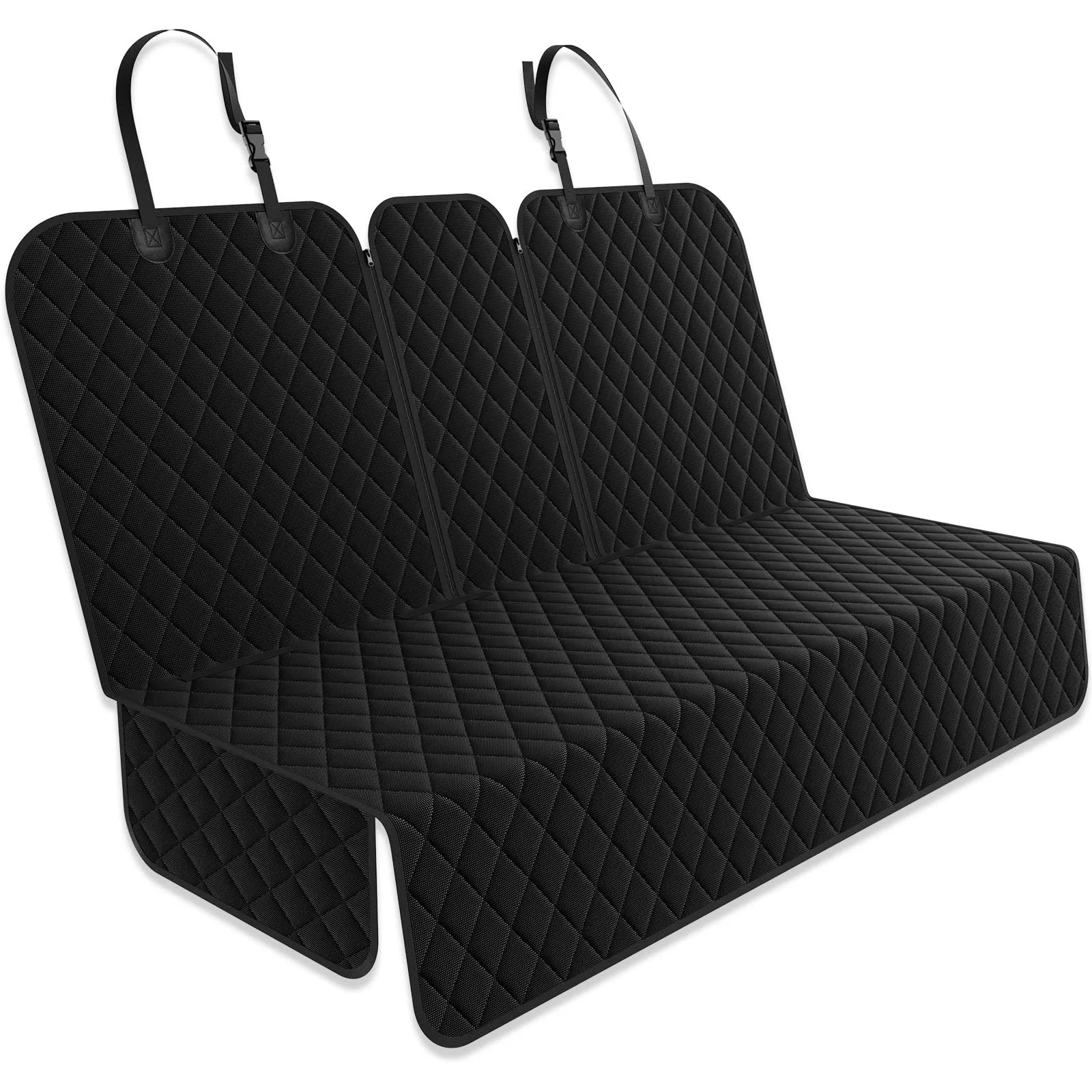 Yonktoo Dog Car Seat Cover for Back Seat, Car Seat Cover 60 /40 Split Bench for Family Car, Compact SUV, MPV - Standard - 53