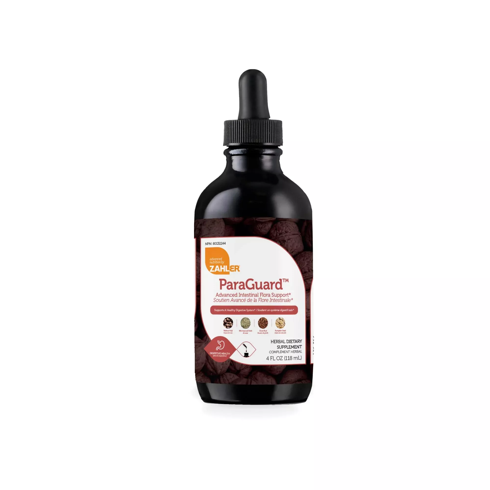 Zahler - ParaGuard Liquid Drops - Gut Health Supplement - Formula has Wormwood, Garlic Bulb, Pumpkin Seed, Clove & More - Natural Support for Humans - Certified Kosher (4 Oz) (4 oz., Drop)